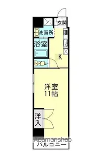 COMFORT庚午【6階】の間取り