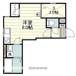 TY武【2-C号室】の間取り
