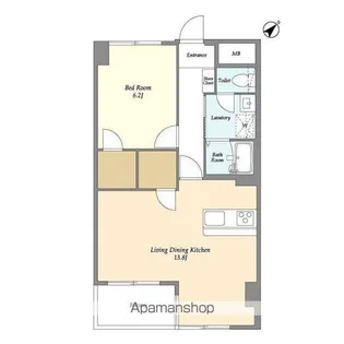 ウィルテラス船堀【2階】の間取り