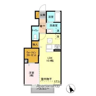 VILLA REN(ヴィラレン)【1階】の間取り