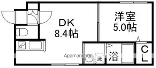 ブランノワール琴似3・3【3階】の間取り