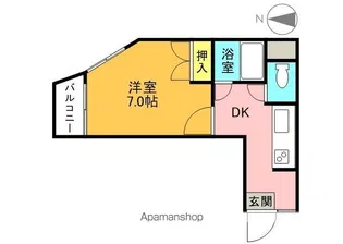 アルフォンソ井上【305号室】の間取り