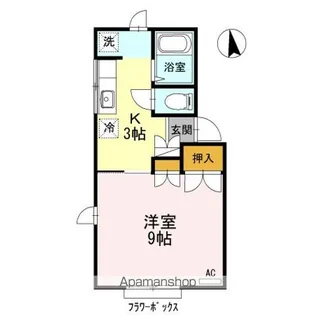 グリーンハウスセジュール【1階】の間取り