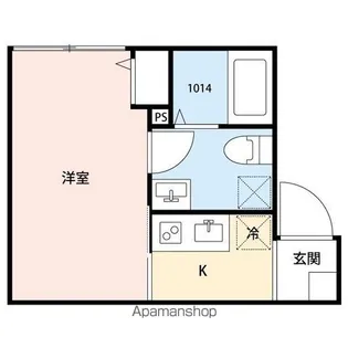 ルミエール横浜【2階】の間取り