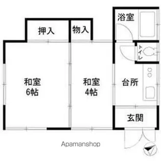 中根ハウス【1階】の間取り