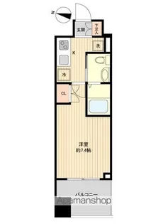 レジディア仙台上杉【5階】の間取り