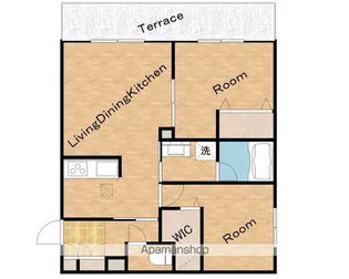 カーサ エクラシエ【201号室】の間取り
