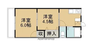 アーバンハイツ(T)【202号室】の間取り