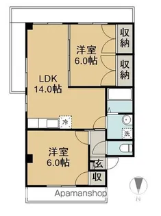 オークヒルズ707【2階】の間取り