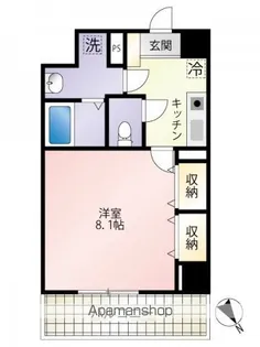 第22友建ビル【601号室号室】の間取り