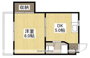 大宮グリーンコーポ【2階】の間取り