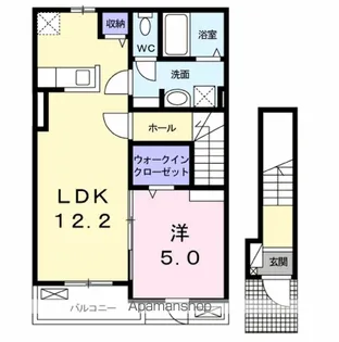 ヒルズアイルトン レナトゥス【2階】の間取り