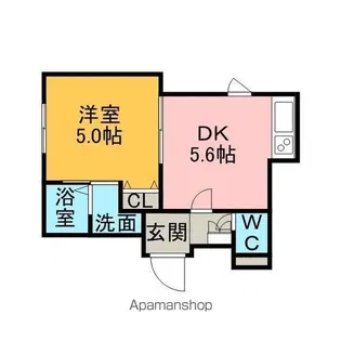 コーポK&T【3階】の間取り