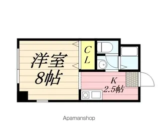 アミティN22【501号室】の間取り
