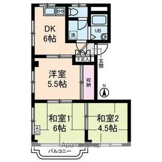 プランドール齊藤【2階】の間取り