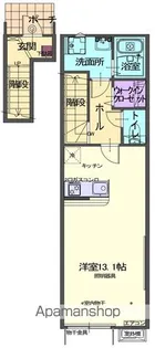 MAISON DE SHILVA ⅢB【206号室】の間取り