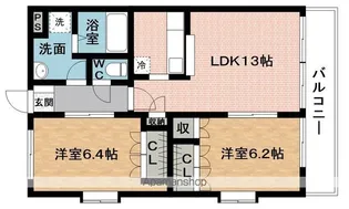 HOUSE OF AZALEA(ハウスオブアザレア)【1階】の間取り