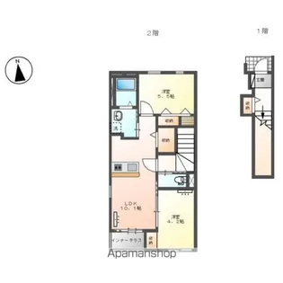 JUPITER【2階】の間取り