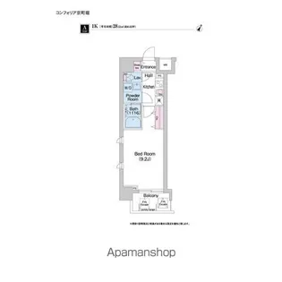 大阪府大阪市西区京町堀1丁目【マンション】の間取り