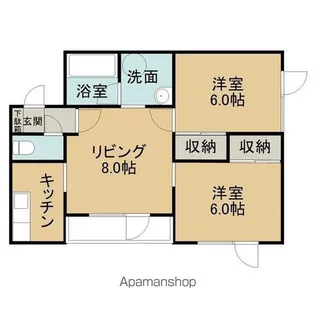 望眺C【1階】の間取り