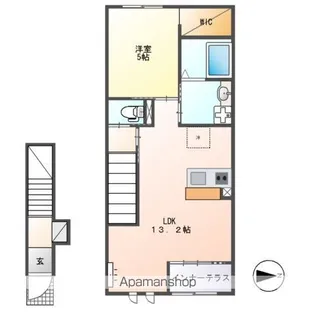 サウザンドリーフ【2階】の間取り