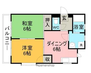 プレミールM【3階】の間取り