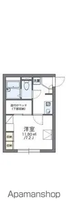 レオパレス片山町【203号室】の間取り