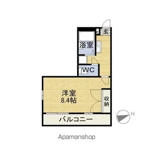 マシェリ【101号室】の間取り