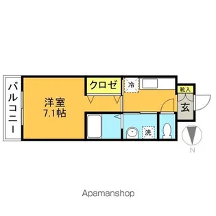 アンリシール【1階】の間取り