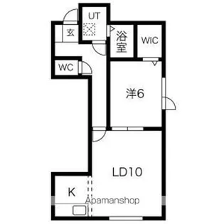KOYA’S【102号室】の間取り