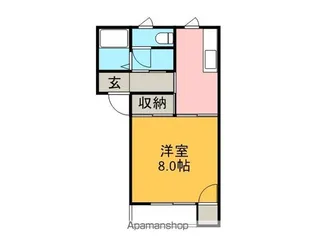 クレール絆【101号室】の間取り