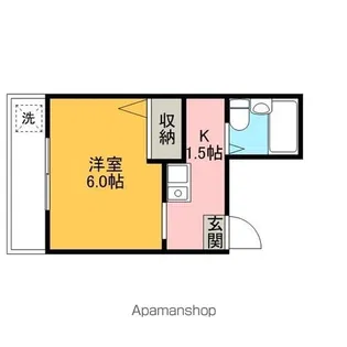 柳沢ハイツ【4階】の間取り