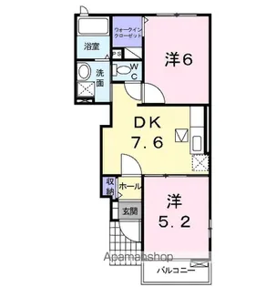 ルーチェⅠ【1階】の間取り