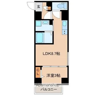 仮)LUNA五橋駅前【6階】の間取り