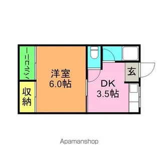 センチュリー櫛原【2階】の間取り