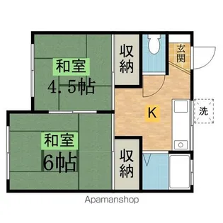 木の実ハイツ【1階】の間取り