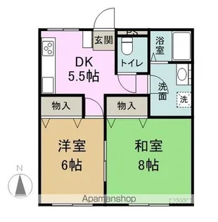 AHM555【302号室】の間取り