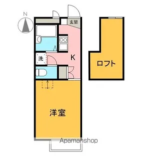 IRISA【104号室】の間取り
