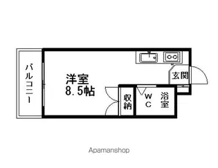 シティ本郷34【605号室】の間取り