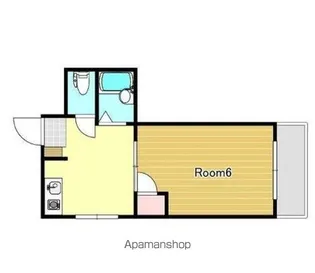 ガレリア中新町【101号室】の間取り