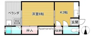 西野荘【7号室号室】の間取り