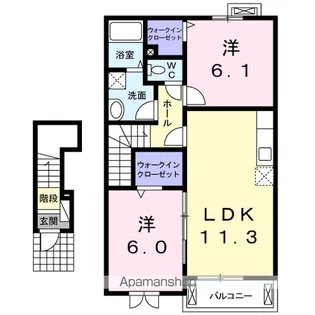 オクタ【2階】の間取り