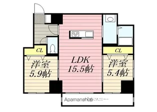 グラン札幌【4階】の間取り