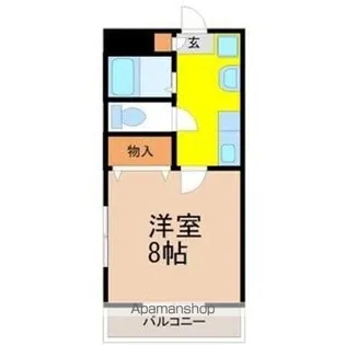 グリーンハイツ2【1階】の間取り