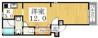 サンエスカーザ【1階】の間取り
