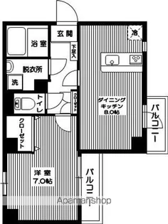 ジュエル板橋区役所前【11階】の間取り