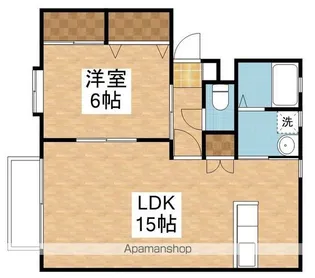 ハピネスKⅠ【2階】の間取り