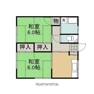 吉武荘【201号室】の間取り