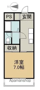 クレセントハイム【105号室】の間取り