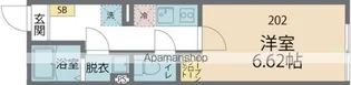 カインドネス玉川学園【202号室号室】の間取り